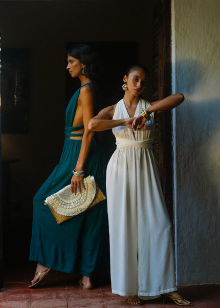 Eleganza Jumpsuit - Peacock Green