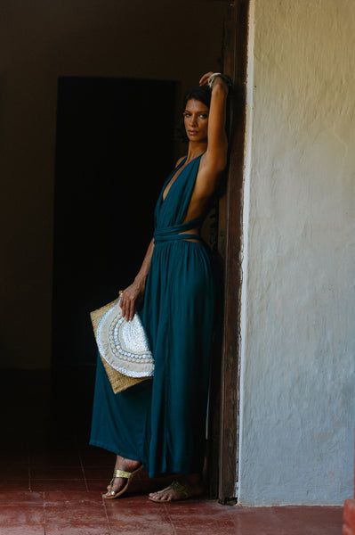 Eleganza Jumpsuit - Peacock Green