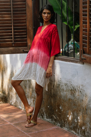 Meridien Kaftan Short - Maroon