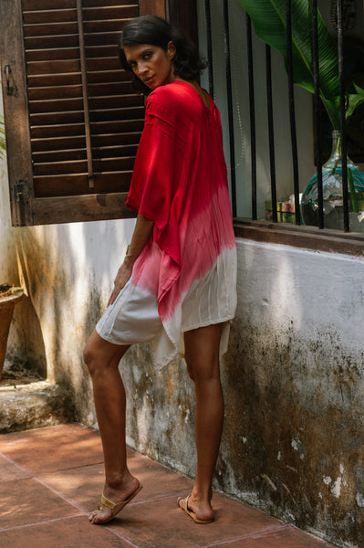 Meridien Kaftan Short - Maroon