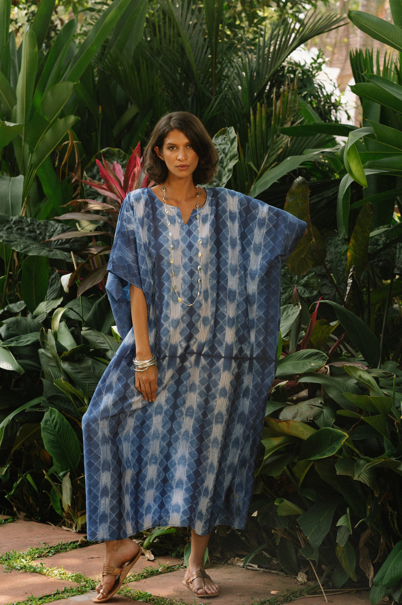 Shibori Needle Kaftan