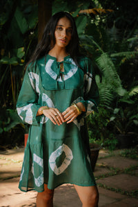 Malaga Dress Short - Green