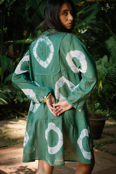 Malaga Dress Short - Green