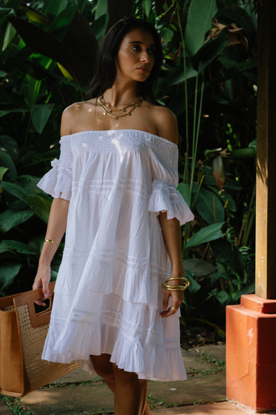 Luna Dress - White
