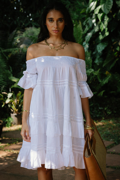 Luna Dress - White