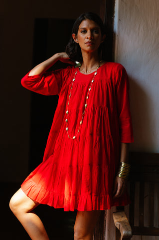 Pine Dress Short -  Lipstick