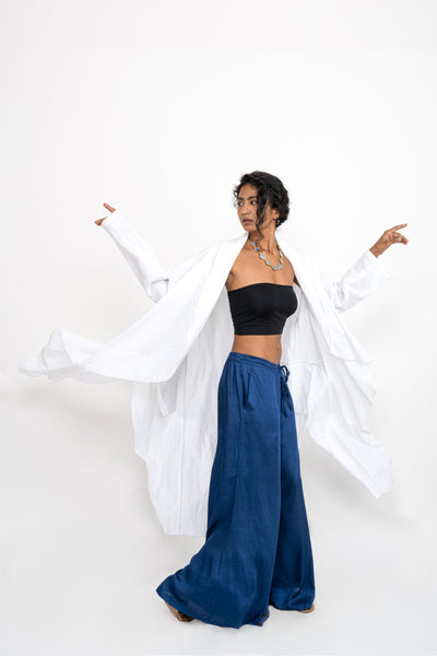 Indigo Palazzo Pants