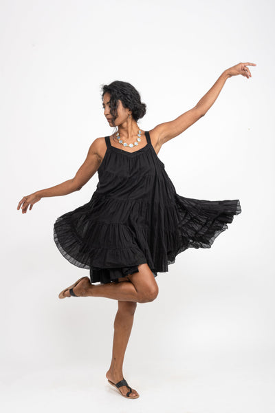 Black Short Sol Dress