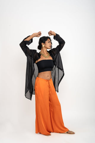 Rust Palazzo Pants