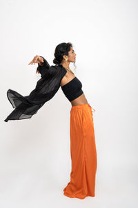 Rust Palazzo Pants
