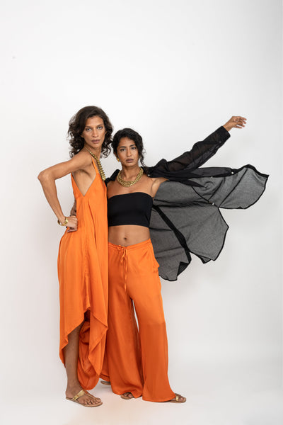 Rust Palazzo Pants