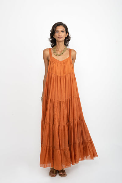 Rust Long Sol Dress