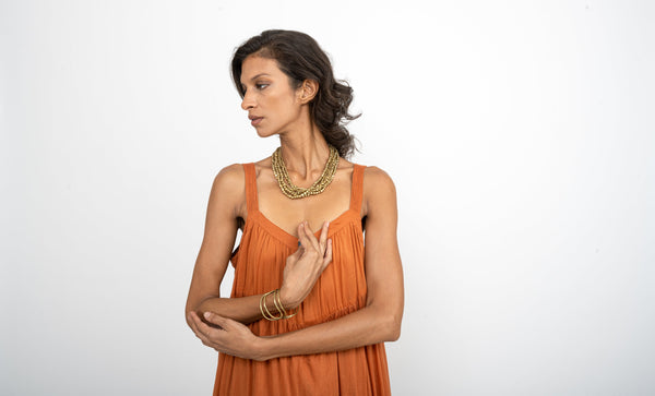 Rust Long Sol Dress