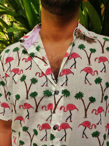 Flamingo Shirt - Short Sleeve