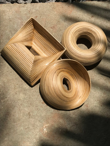 Bamboo Napkin Rings - Set of 2